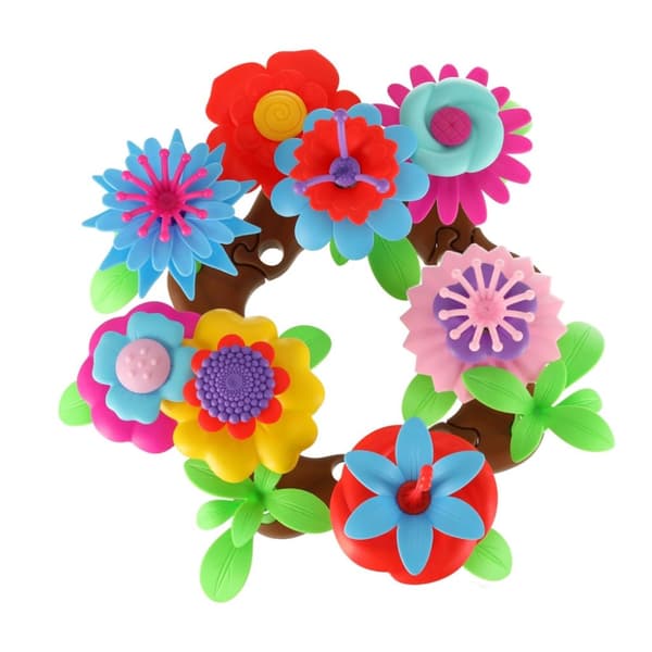 Blommor kreativa block blomsterträdgård 48 element