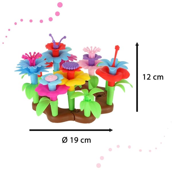 Blommor kreativa block blomsterträdgård 48 element