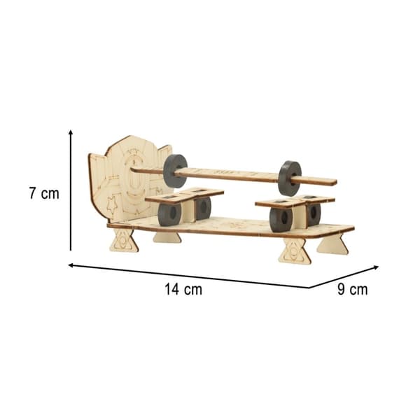 DIY vetenskapligt experimentkit magnetic 4-i-1