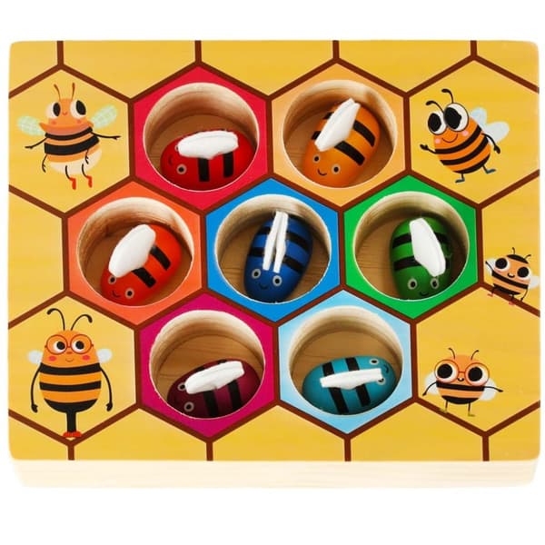 Montessori bin honungskaka pedagogiskt spel
