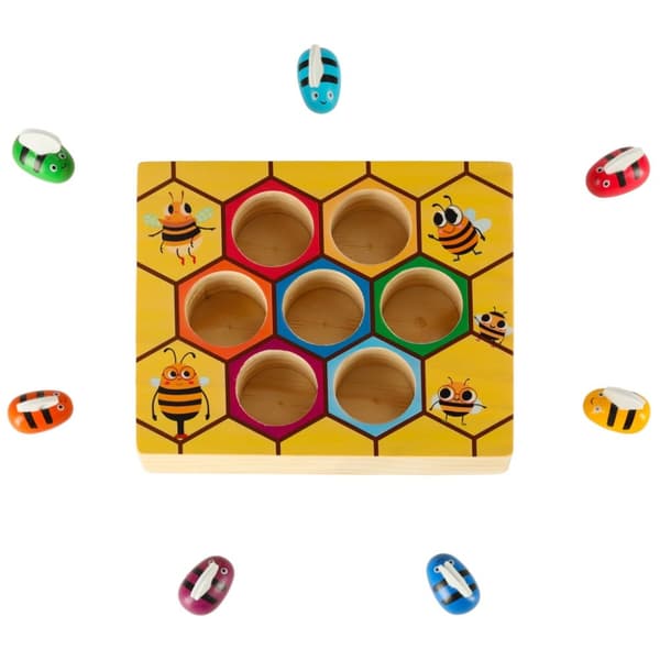 Montessori bin honungskaka pedagogiskt spel