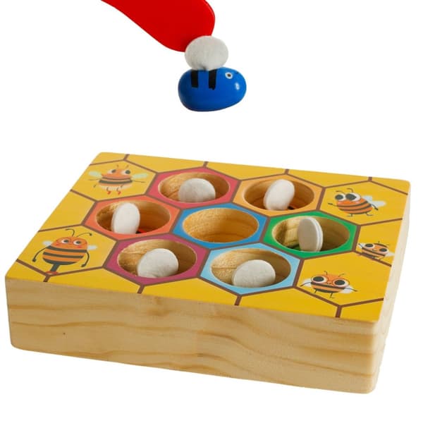 Montessori bin honungskaka pedagogiskt spel