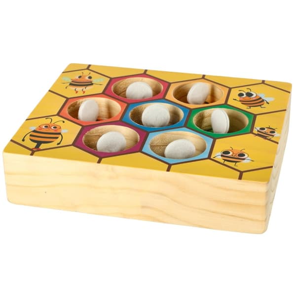 Montessori bin honungskaka pedagogiskt spel