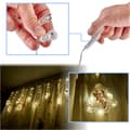 Miniatyrbilde 5 av 8: LED-julgransgardin med bild 3m 10 USB-lampor