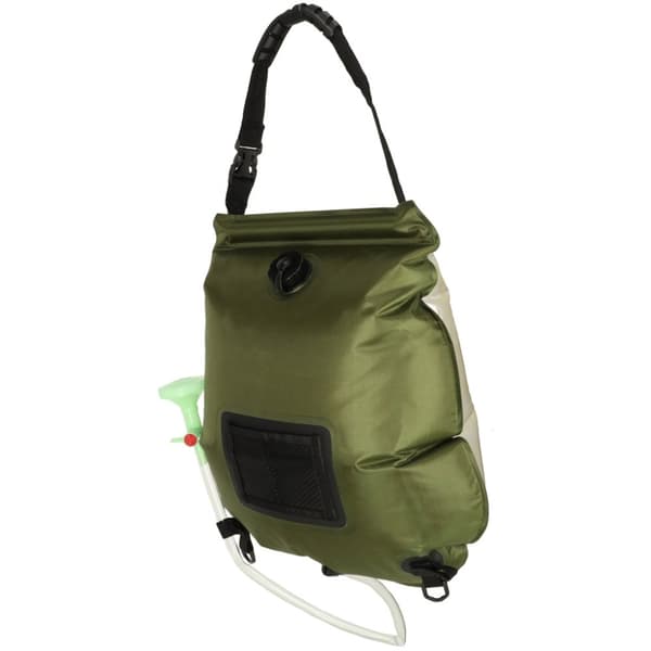 Solcellsdusch för camping 20L XXL med termometer