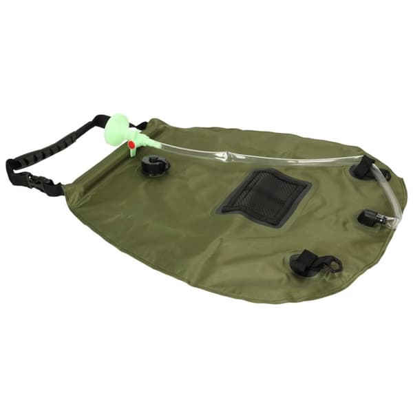 Solcellsdusch för camping 20L XXL med termometer
