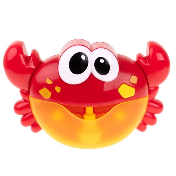Bubbelgenerator skum badleksak krabba