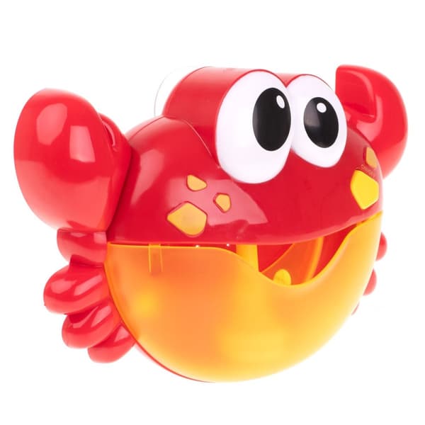 Bubbelgenerator skum badleksak krabba