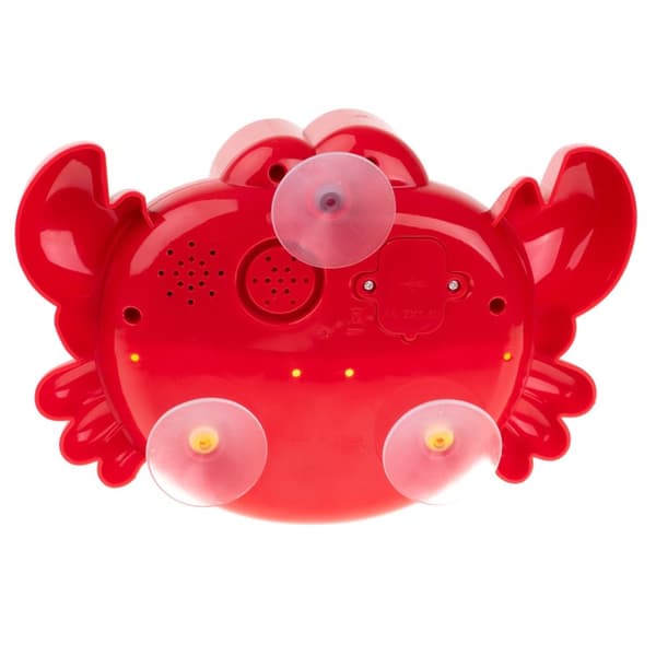 Bubbelgenerator skum badleksak krabba