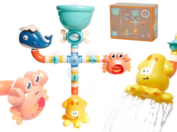 Badleksak duschsprinkler havsdjur