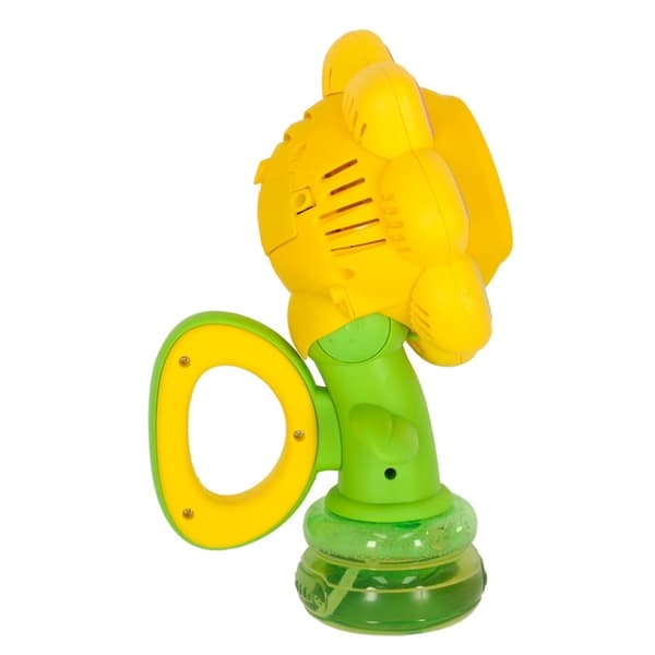 Såpbubbelmaskin blomma dansande ljus