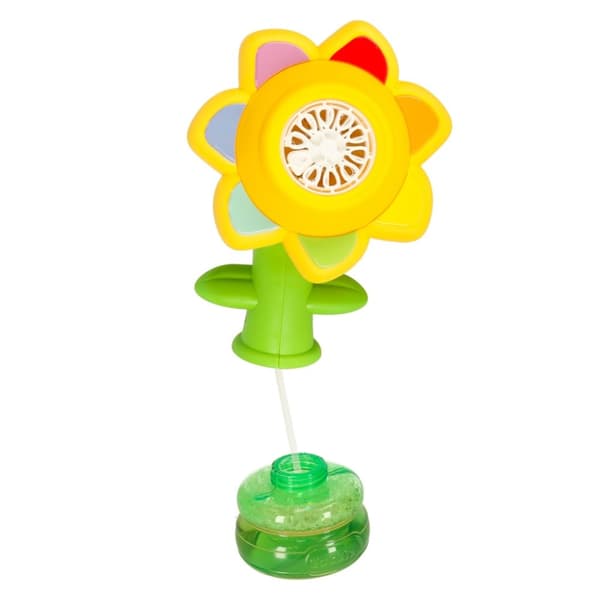 Såpbubbelmaskin blomma dansande ljus
