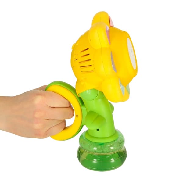 Såpbubbelmaskin blomma dansande ljus