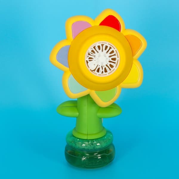 Såpbubbelmaskin blomma dansande ljus