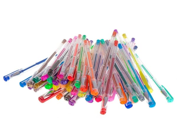 Färgade Gelpennor Glitter - 50 st