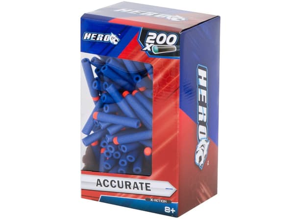 Pilar kompatibla med NERF 7.2cm launcher BOX 200st.