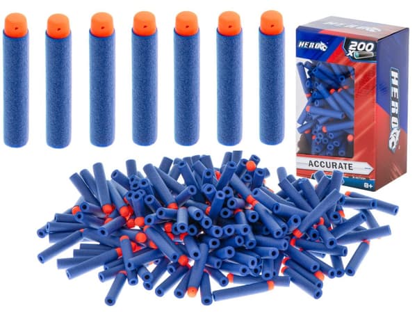 Pilar kompatibla med NERF 7.2cm launcher BOX 200st.