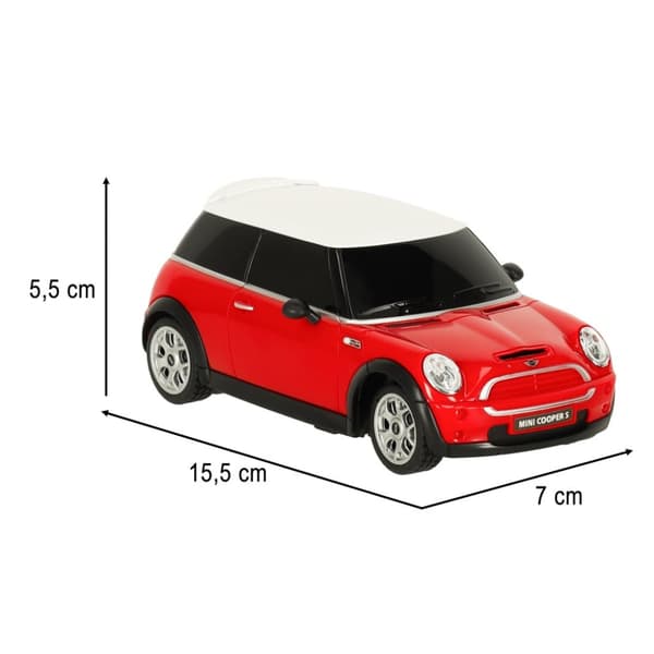 RC-bil 1:24 MINI COOPERS röd