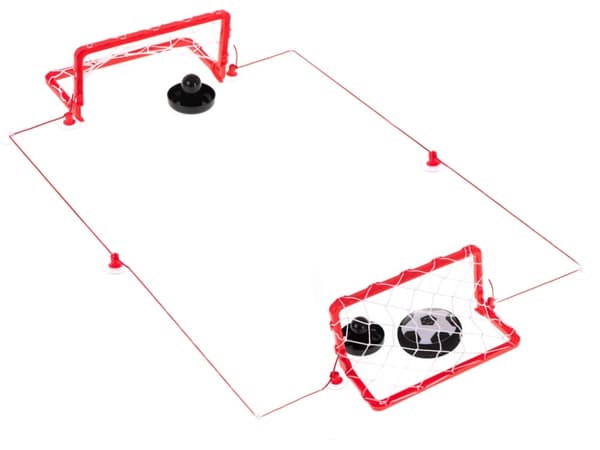 Lysande bordsskiva Hoverball + mål