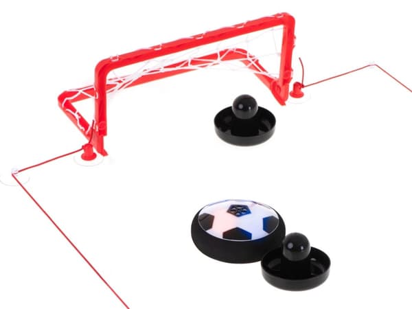 Lysande bordsskiva Hoverball + mål