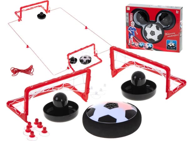 Lysande bordsskiva Hoverball + mål