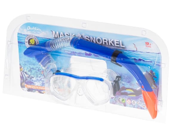 Dykmask simning snorkling + snorkel set