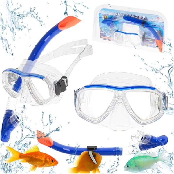 Dykmask simning snorkling + snorkel set