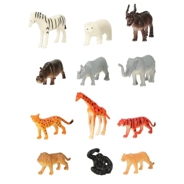 Figurer havsdjur vilda dinosaurier set mix 48 delar