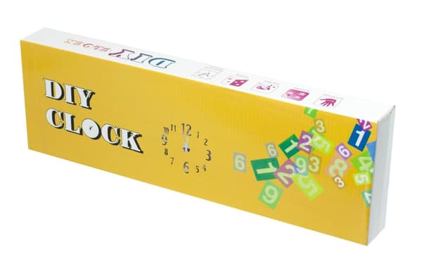Väggklocka stor 80-120cm svart 4 siffror