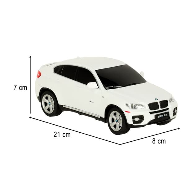 RC-bil 1:24 BMW X6 vit