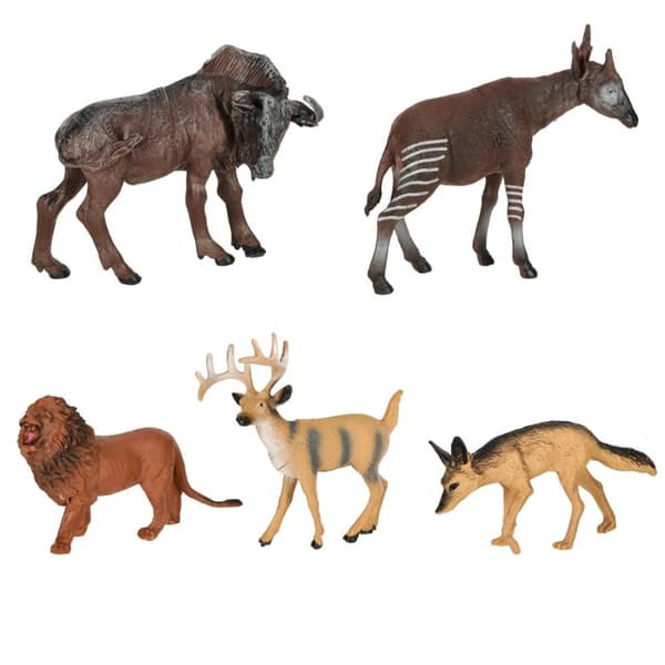 Figurer djurparksdjur set om 19 el.