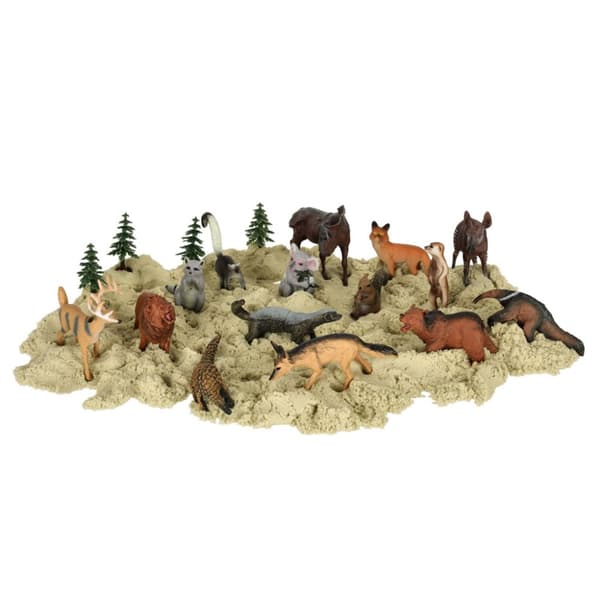 Figurer djurparksdjur set om 19 el.