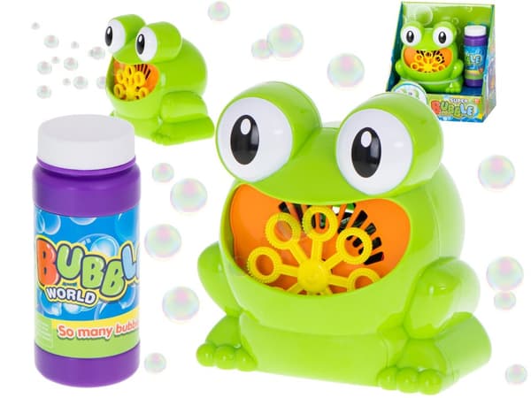 Såpbubbelmaskin groda groda