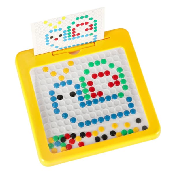 Magnetisk montessoribräda prickar gula