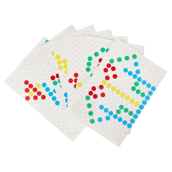 Magnetisk montessoribräda prickar gula