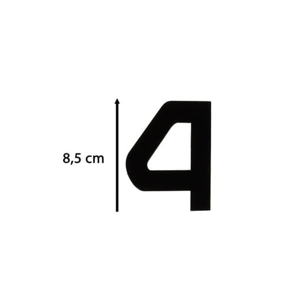 Väggklocka stor 80-120cm svart 12 siffror