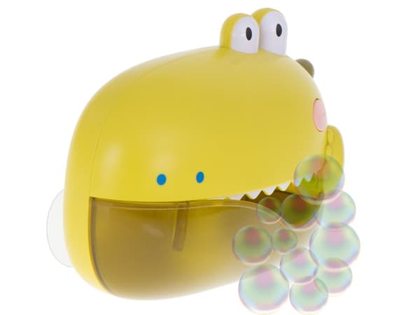 Bubbelgenerator skum badleksak krokodil