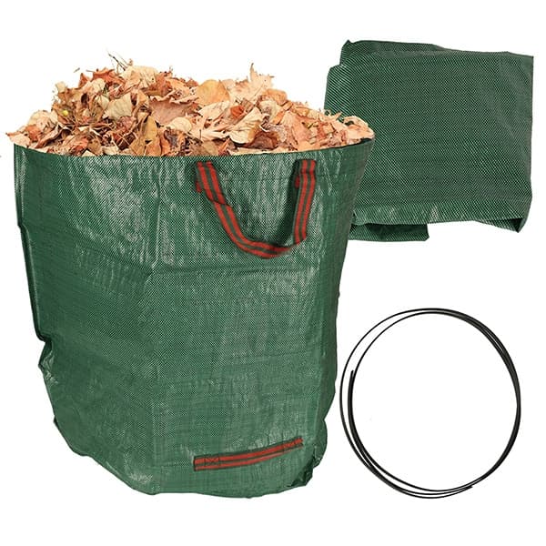 Lövavfallsbehållare för trädgården, stor säck, 270 liter