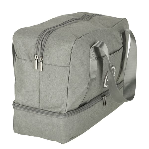 Resväska handbagage 39x18x30cm grå