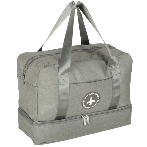 Resväska handbagage 39x18x30cm grå