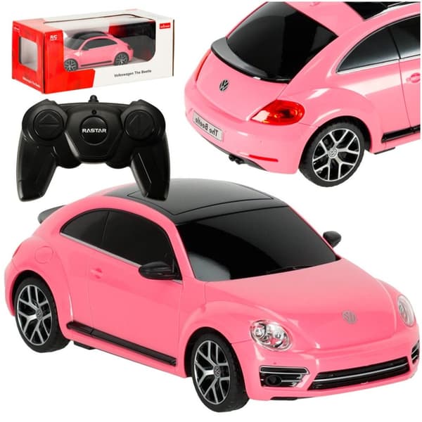 RC-bil 1:24 Volkswagen Bubbla rosa
