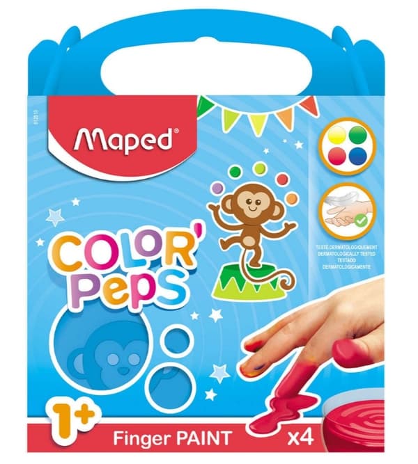 Colorpops fingerfärg 4 st.