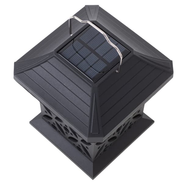 Solcellsdriven pendellykta stående lampa 12 LED