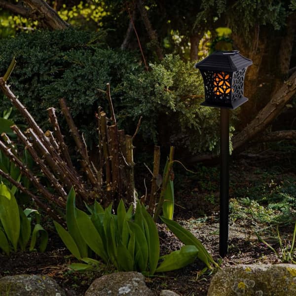 Solcellsdriven pendellykta stående lampa 12 LED