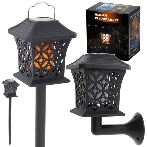 Solcellsdriven pendellykta stående lampa 12 LED