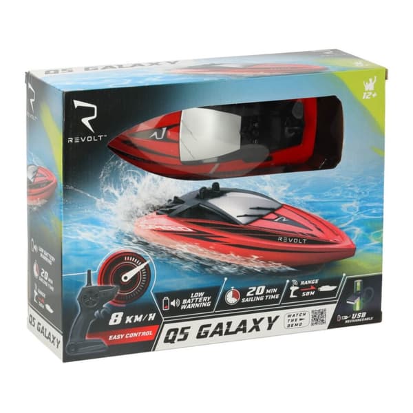 RC fjärrstyrd båt Revolt Q5 Galaxy röd
