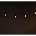 Miniatyrbilde 5 av 7: Trädgårdsbelysning solcellsglödlampa girlang loft 10LED
