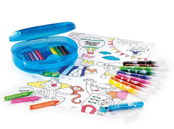 Etui med kritor Colorpeps Jumbo konstset