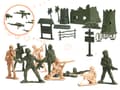 Miniatyrbild 3 av 11: Leksakssoldater Set - Militärbas - 114-delar