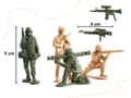 Miniatyrbild 4 av 11: Leksakssoldater Set - Militärbas - 114-delar